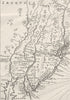 PENNSYLVANIA. in c1700 c1880 old antique vintage map plan chart