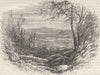 PENNSYLVANIA. View in Pennsylvania c1880 old antique vintage print picture