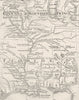 MISSISSIPPI. Course of c1880 old antique vintage map plan chart
