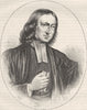 CLERGY. John Wesley c1880 old antique vintage print picture