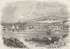CANADA. Halifax c1880 old antique vintage print picture