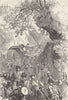OHIO. Braddock's forces surprised, ambuscade c1880 old antique print picture