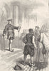 CANADA. Winslow reading Royal proclamation c1880 old antique print picture
