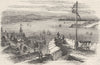 CANADA. View in Quebec c1880 old antique vintage print picture