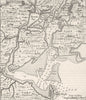 NEW YORK. Mid 18th century(Popple) c1880 old antique vintage map plan chart