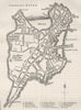 MASSACHUSETTS. Plan of Boston in 1777 c1880 old antique vintage map chart