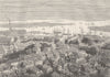 MASSACHUSETTS. Boston from Bunker Hill c1880 old antique vintage print picture
