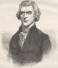 POLITICS. Thomas Jefferson c1880 old antique vintage print picture