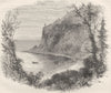 MILITARIA. Wolfe's cove c1880 old antique vintage print picture