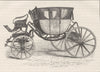 WASHINGTON. Washington's coach c1880 old antique vintage print picture