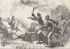 MILITARIA. Arrest of General Prescott c1880 old antique vintage print picture