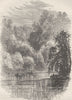PENNSYLVANIA. View on the Brandywine c1880 old antique vintage print picture