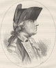 MILITARIA. General Burgoyne c1880 old antique vintage print picture