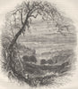 PENNSYLVANIA. The Vale of Wyoming c1880 old antique vintage print picture
