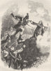NEW YORK. The assault on Stony Point c1880 old antique vintage print picture