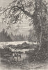 NORTH CAROLINA. Landscape c1880 old antique vintage print picture