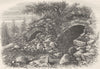 NEW YORK. Ruins, Ft Putnam, West Point c1880 old antique vintage print picture