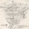 NORTH CAROLINA. Plan, Battle Guildford(Stedman) c1880 old antique map chart