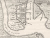 SOUTH CAROLINA. Plan of Charleston(Popple) c1880 old antique map chart