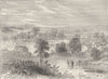 VIRGINIA. View of Yorktown c1880 old antique vintage print picture