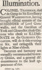 USA. Notice, surrender of Cornwallis c1880 old antique vintage print picture