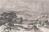 VERMONT. Mount Mansfield, Vermont c1880 old antique vintage print picture