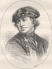 MILITARIA. Cdre Robert Hopkins(1776) c1880 old antique vintage print picture