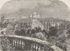 WASHINGTON DC. President's house c1880 old antique vintage print picture