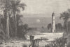 FLORIDA. View on the coast of Florida c1880 old antique vintage print picture