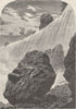 CANADA. Niagara Falls(Western Side) c1880 old antique vintage print picture