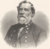 USA. Robert E Lee c1880 old antique vintage print picture