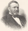 POLITICS. Ulysses S Grant c1880 old antique vintage print picture