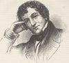 WASHINGTON. Washington Irving c1880 old antique vintage print picture