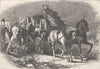 USA. The abduction of William Morgan c1880 old antique vintage print picture