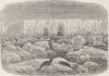 ANTARCTIC. Ice-barrier of continent c1880 old antique vintage print picture