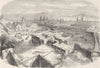 MEXICO. Mexico City c1880 old antique vintage print picture