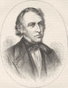 POLITICS. President Taylor c1880 old antique vintage print picture