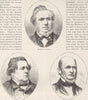 CLERGY. Brigham Young; George Smith; Heber Kimball c1880 old antique print
