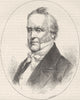 POLITICS. President Buchanan c1880 old antique vintage print picture