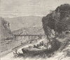 WEST VIRGINIA. Harper's Ferry c1880 old antique vintage print picture