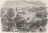 HONDURAS. Bay Islands, Honduras c1880 old antique vintage print picture