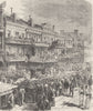 LOUISIANA. Civil War. New Orleans, Election Day c1880 old antique print