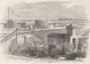 CHARLESTON. Civil War. Forts Moultrie & Sumter c1880 old antique print picture