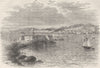 FLORIDA. Civil War. Fort Pensacola c1880 old antique vintage print picture