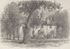 USA. Civil War. Fairfax Court-house c1880 old antique vintage print picture