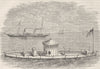 USA. Civil War. monitor & blockade-runner c1880 old antique print picture