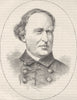 MILITARIA. Civil War. Cdre Farragut c1880 old antique vintage print picture