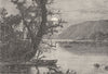 VIRGINIA. Civil War. On the Shenandoah c1880 old antique vintage print picture