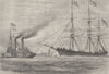 LANCS. Civil War. George Griswold, Mersey c1880 antique print picture