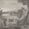 PENNSYLVANIA. Civil War c1880 old antique vintage print picture